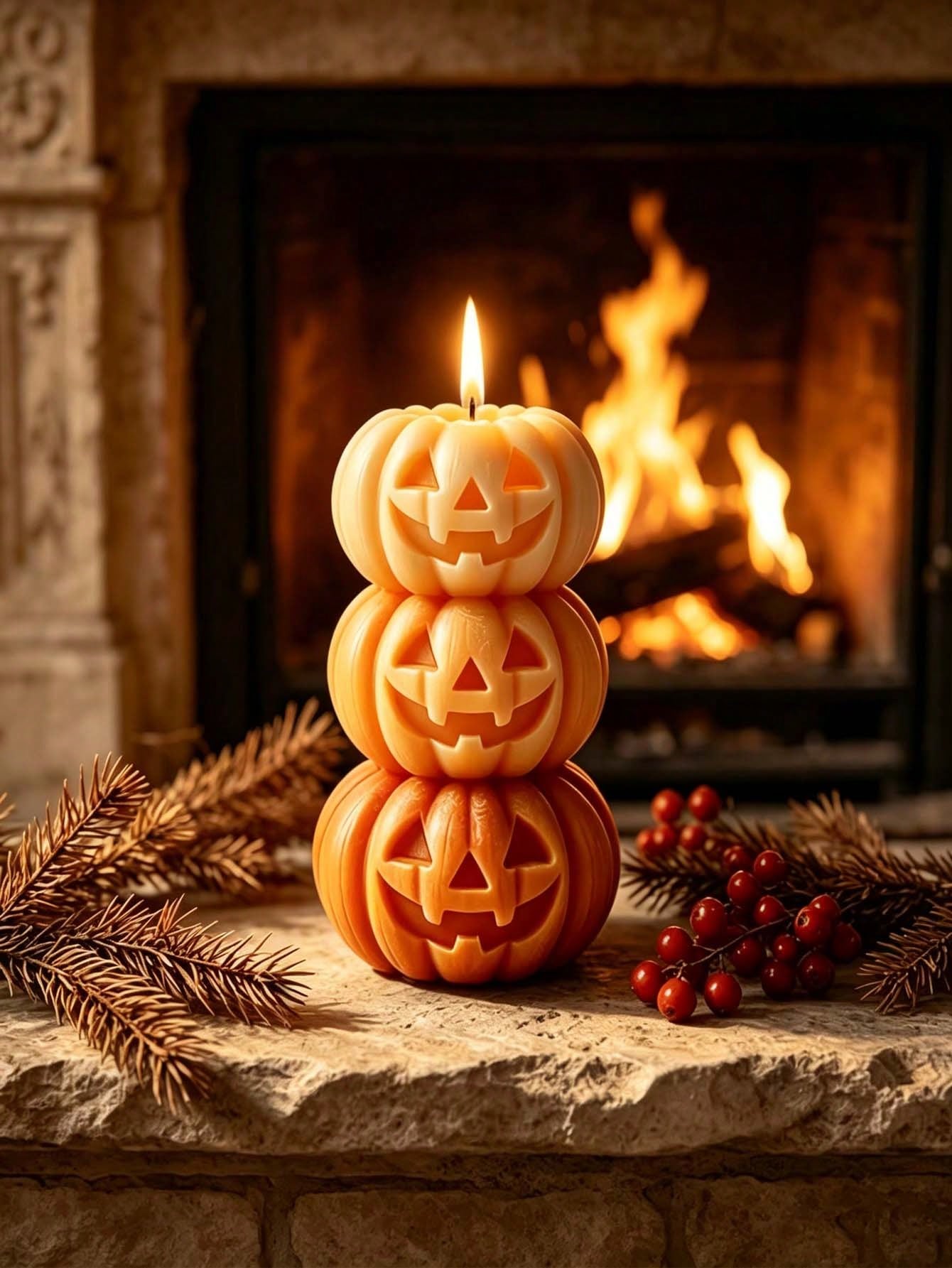 1pc Halloween 3-Layer Pumpkin  - Home Fragrance Usa recension och pris